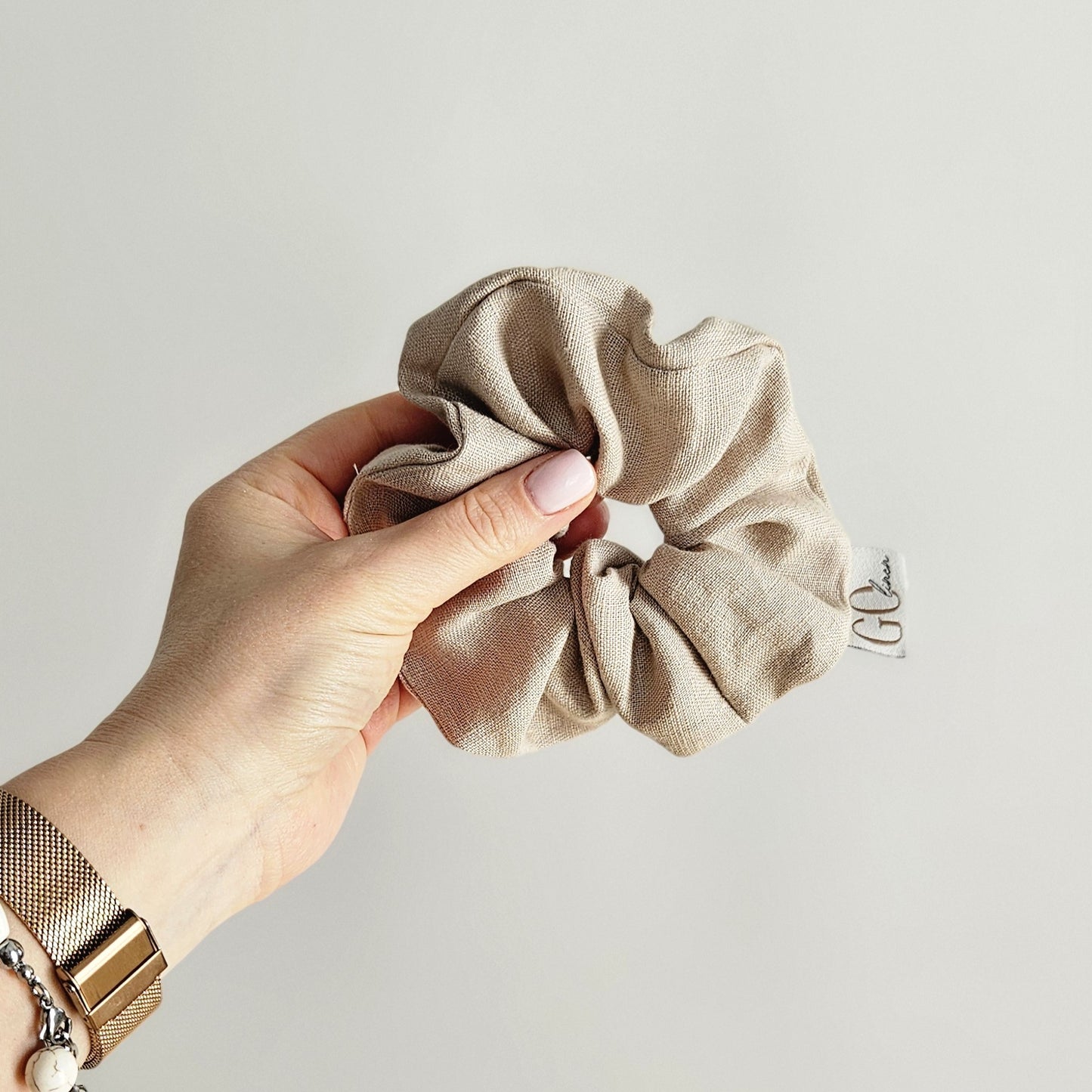 Plaukų aksesuaras – pagamintas iš 100 % lininio audinio atliekų!