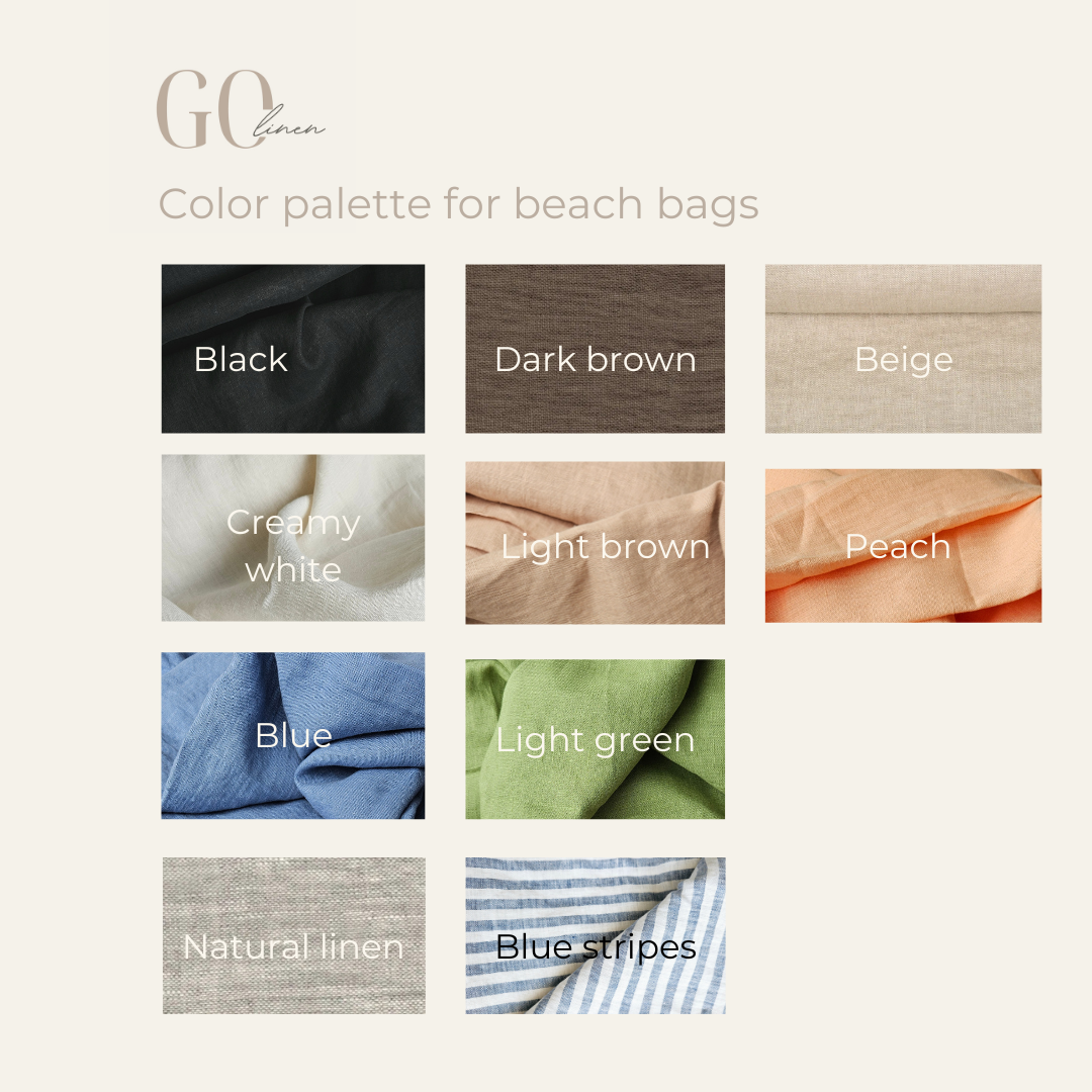 Didelis paplūdimio krepšys