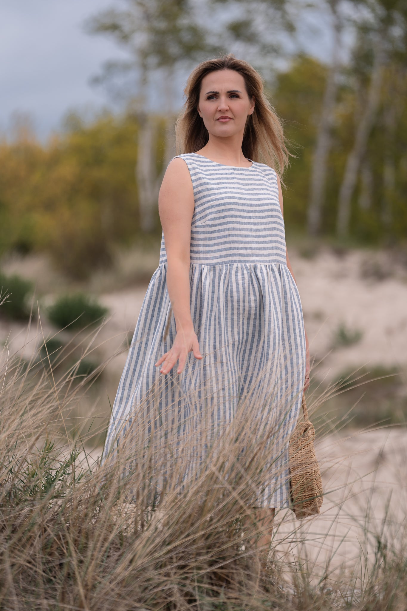 Oversized Linen Dress - Made from 100% linen fabric!