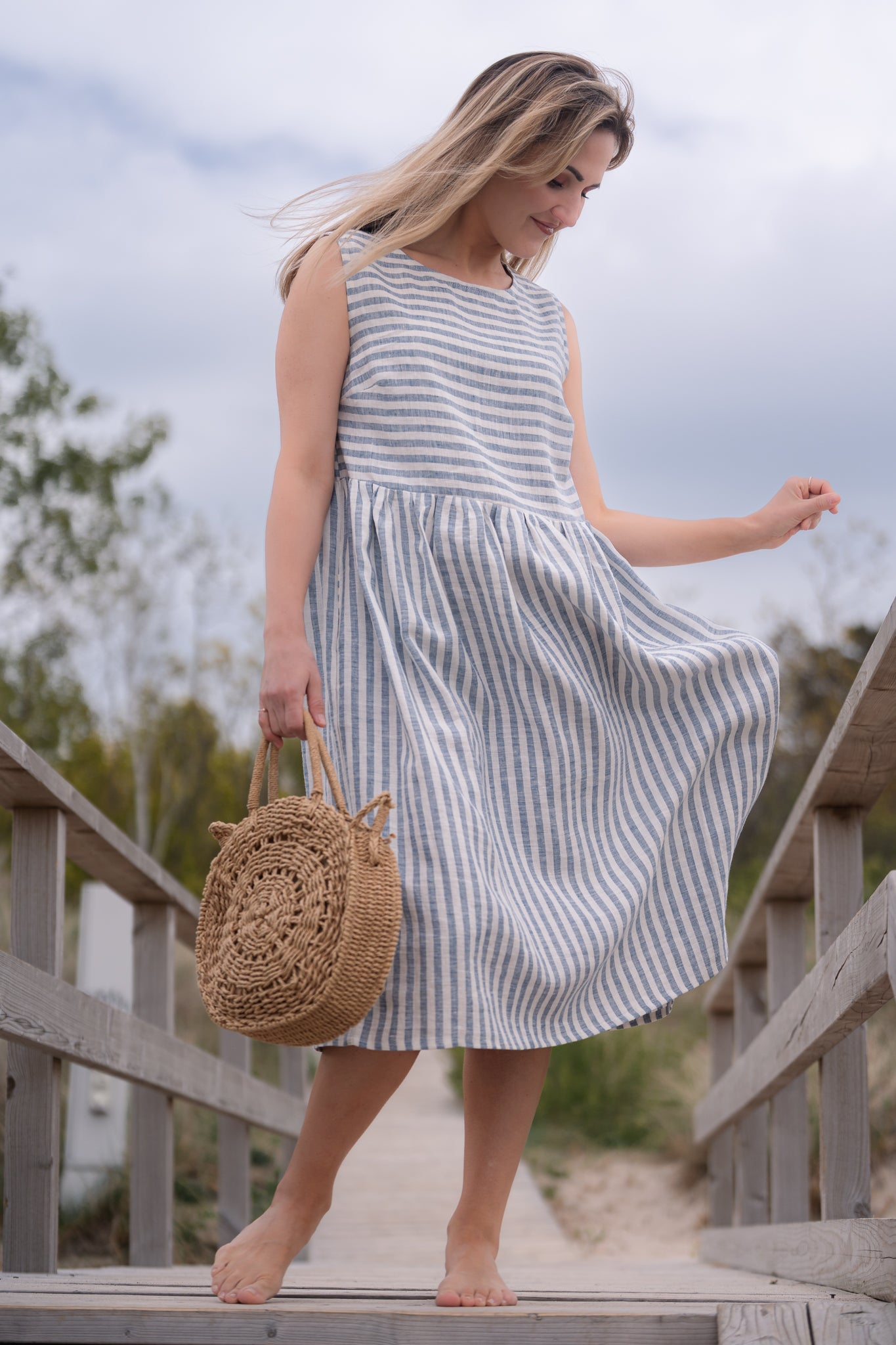Oversized Linen Dress - Made from 100% linen fabric!