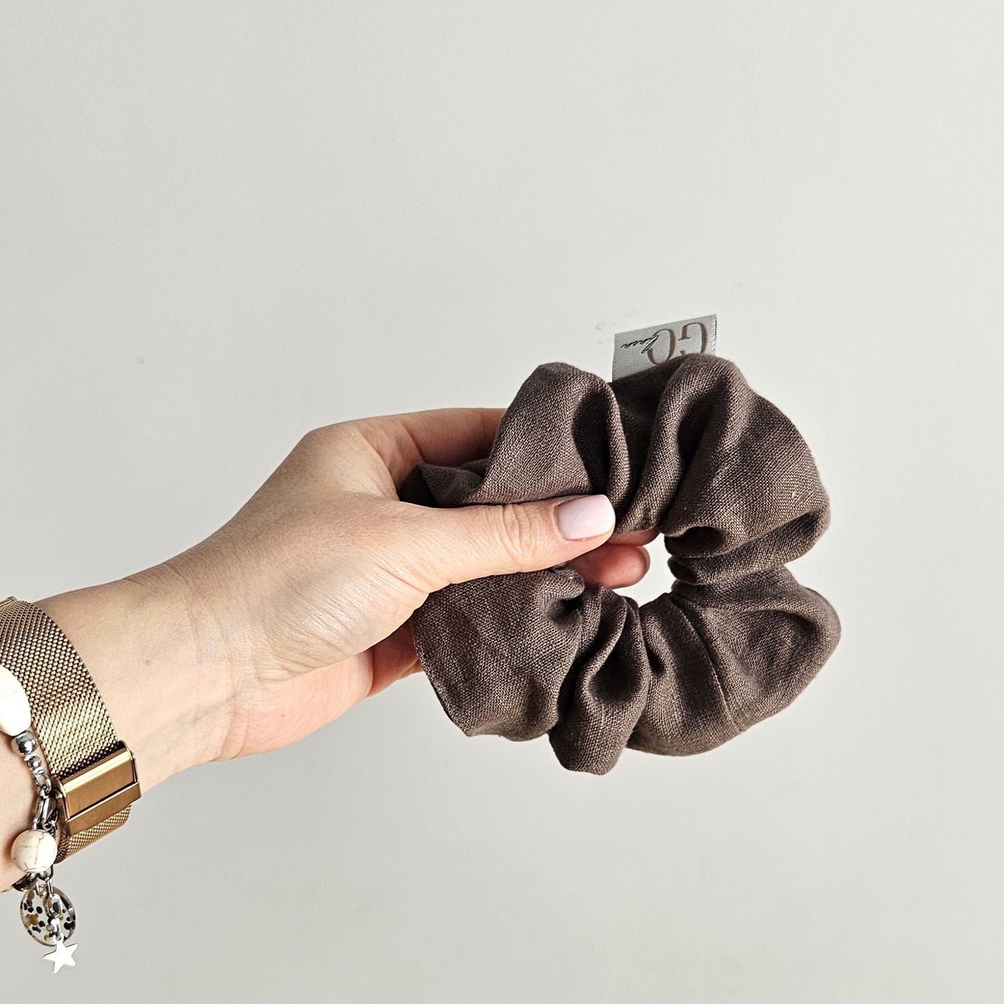 Plaukų aksesuaras – pagamintas iš 100 % lininio audinio atliekų!