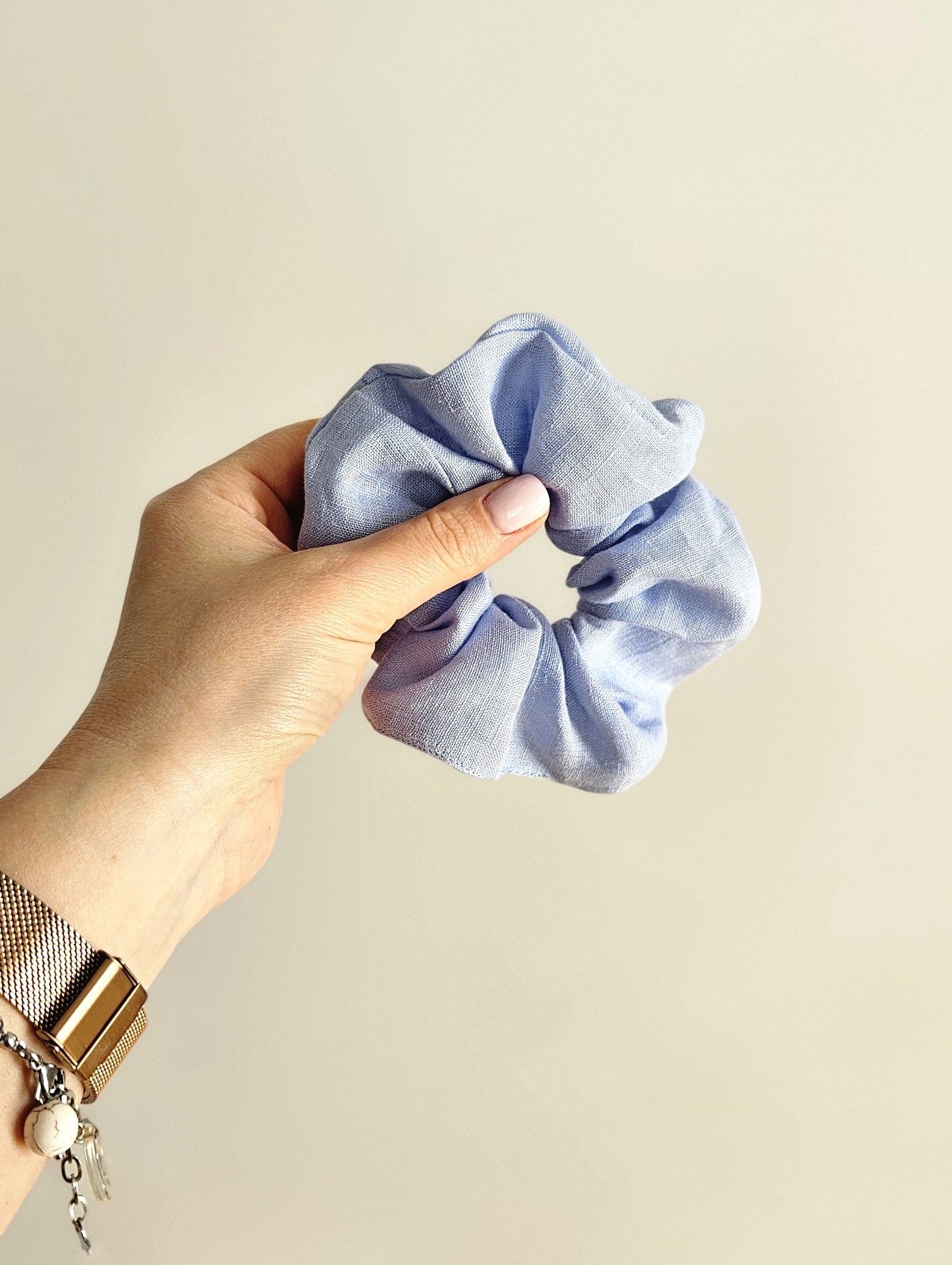 Plaukų aksesuaras – pagamintas iš 100 % lininio audinio atliekų!