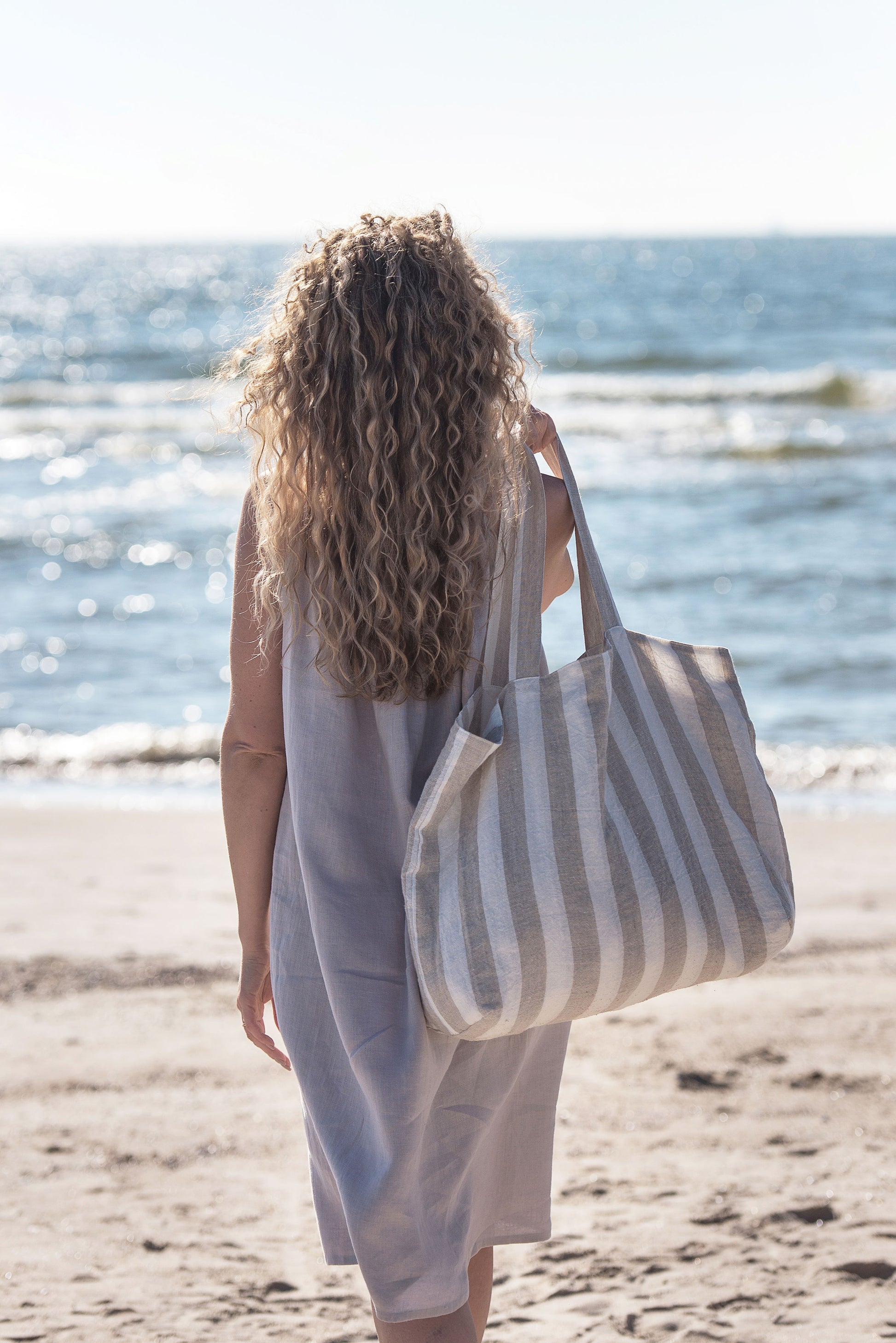 Beach tote handbag for women