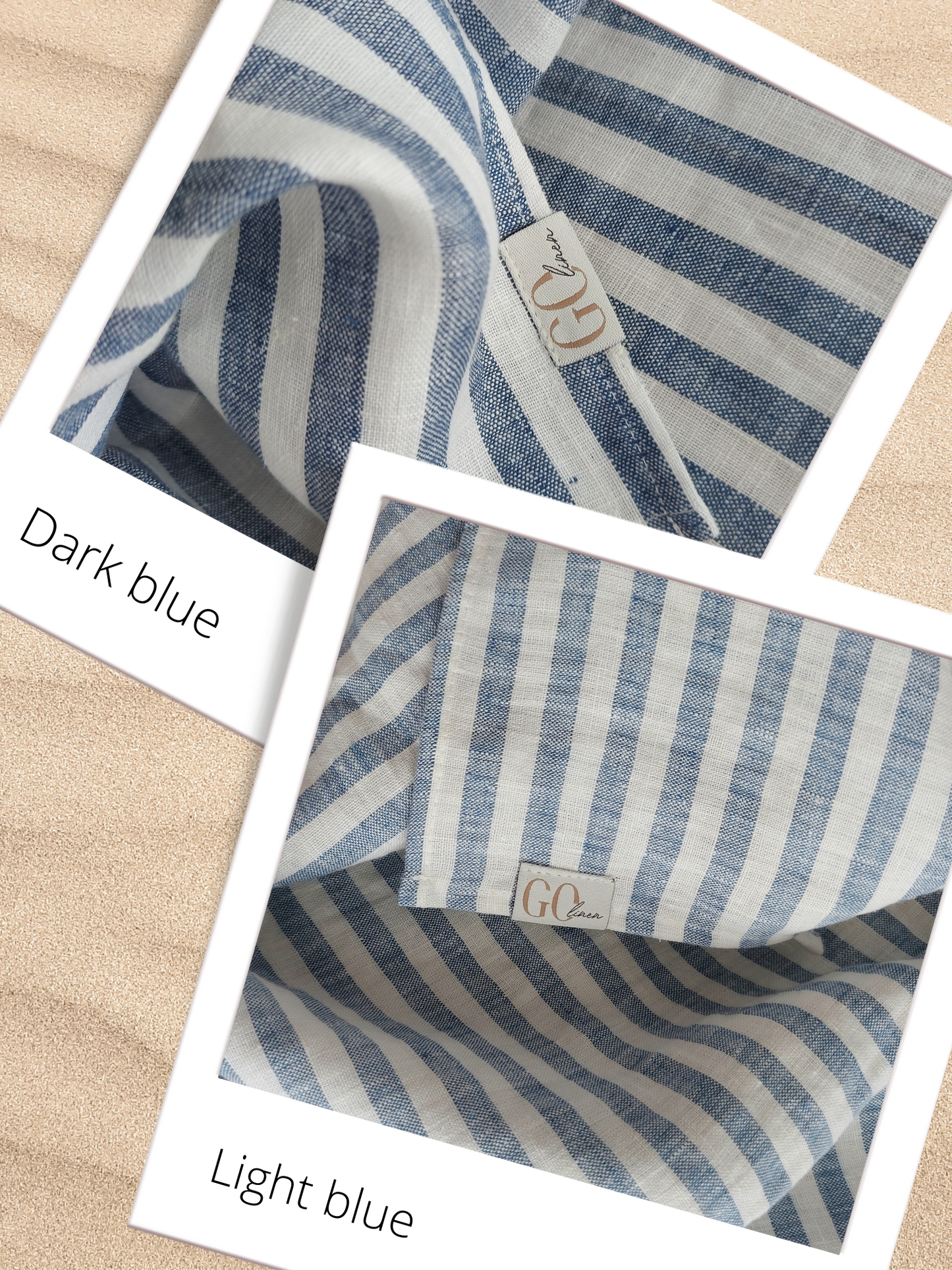 Linen Beach Towel With Case